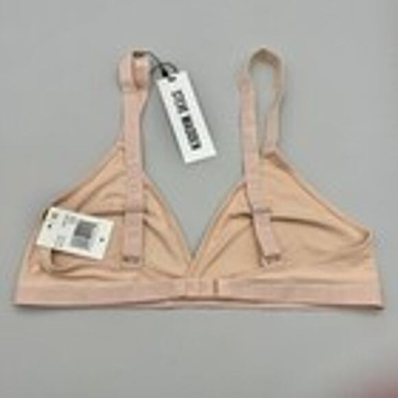 Steve Madden Bralette Womens Medium Rose Dust Modern Feminine Neutral Flirty - Picture 5 of 8